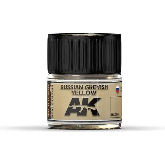 AK Interactive AFV RC099 Russian Greyish Yellow 10ml Acrylic Hobby Paint