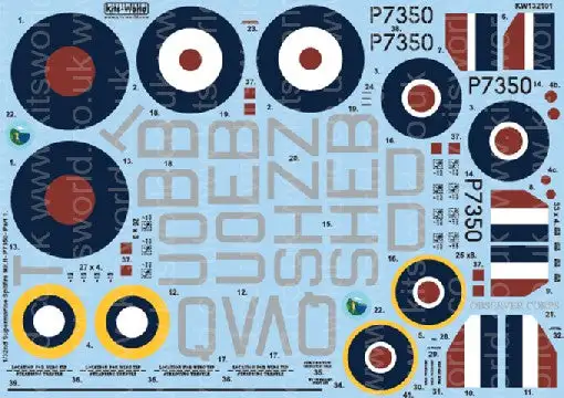Warbird Decals 132101 1/32 Supermarine Spitfire Mk IIa BBMF 1972-1988 Pt.1