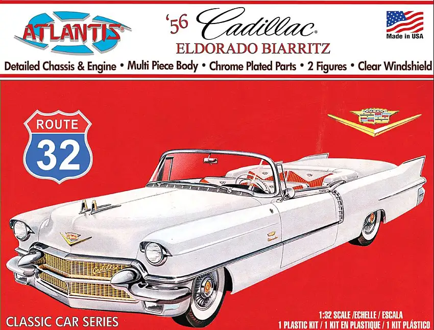 Atlantis Models 1200 1/32 1956 Cadillac Eldorado Biarritz Convertible (formerly