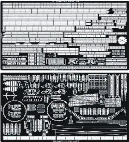 White Ensign Models 2002 1/200 USS Arizona Detail Set for TSM (D)