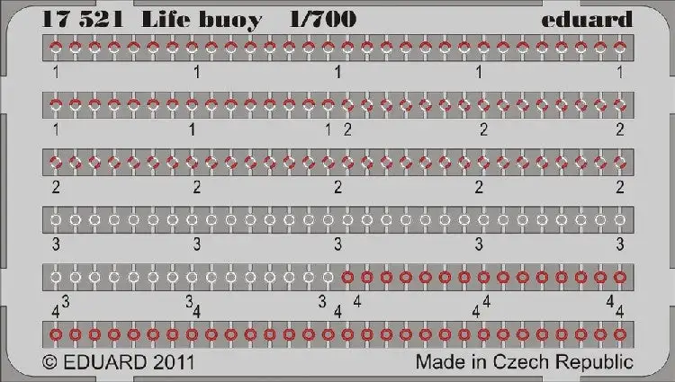 Eduard 17521 1/700 Ship- Life Buoy (Painted)