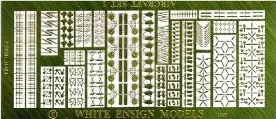 White Ensign Models 715 1/700 Fixed Wing Aircraft Detail Parts Set (D)