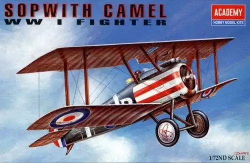 Academy 12447 1/72 WWI Sopwith Camel RAF Fighter