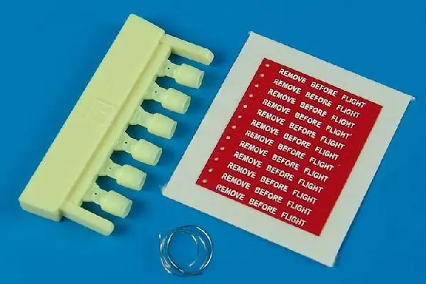 Aerobonus 480026 1/48 AIM9 L/M/N Seeker Head Cover w/RBF Flags Late