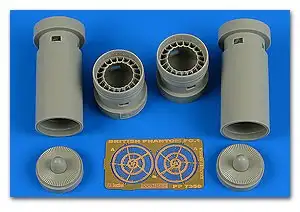 Aires 7358 1/72 FG1 British Phantom Exhaust Nozzles For ARX
