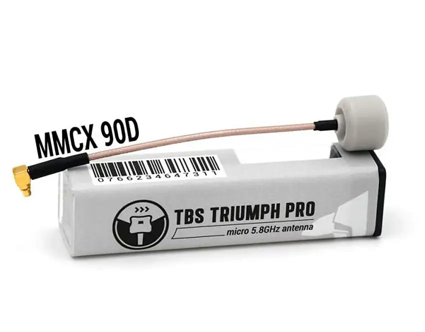 TBS Triumph Pro 5.8GHz Antenna MMCX 90 LHCP