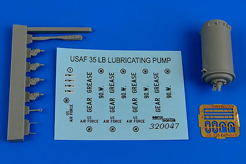 USAF 35lb Lubricating Bucket Pump 1/32 Aerobonus