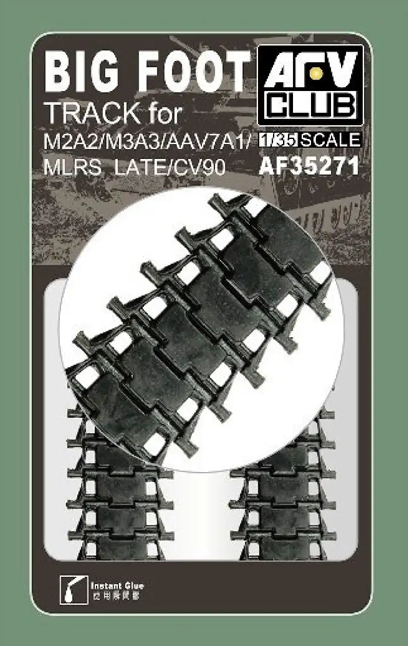 AAV7, M2A2/CV90 Big Foot Track Links 1/35 AFV Club