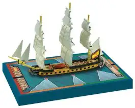 AGSSGN101C Ares Games Sails of Glory: Sirena 1793 Spanish Frigate Ship Pack