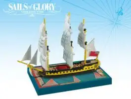 AGSSGN102A Ares Games Sails of Glory: HMS Impetueux 1796 British S.O.L. Ship Pack