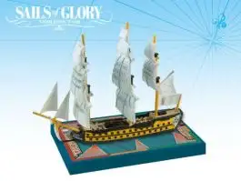 AGSSGN102B Ares Games Sails of Glory: Commerce De Bordeaux 1784 French S.O.L Ship Pack