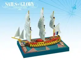 AGSSGN104A Ares Games Sails of Glory: Le Berwick 1795 French S.O.L Ship Pack
