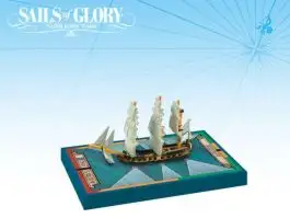 AGSSGN107B Ares Games Sails of Glory: Alligator 1782 French Ship Sloop Ship Pack