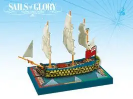 AGSSGN108B Ares Games Sails of Glory: HMS Royal George 1788 British SotL Ship Pack