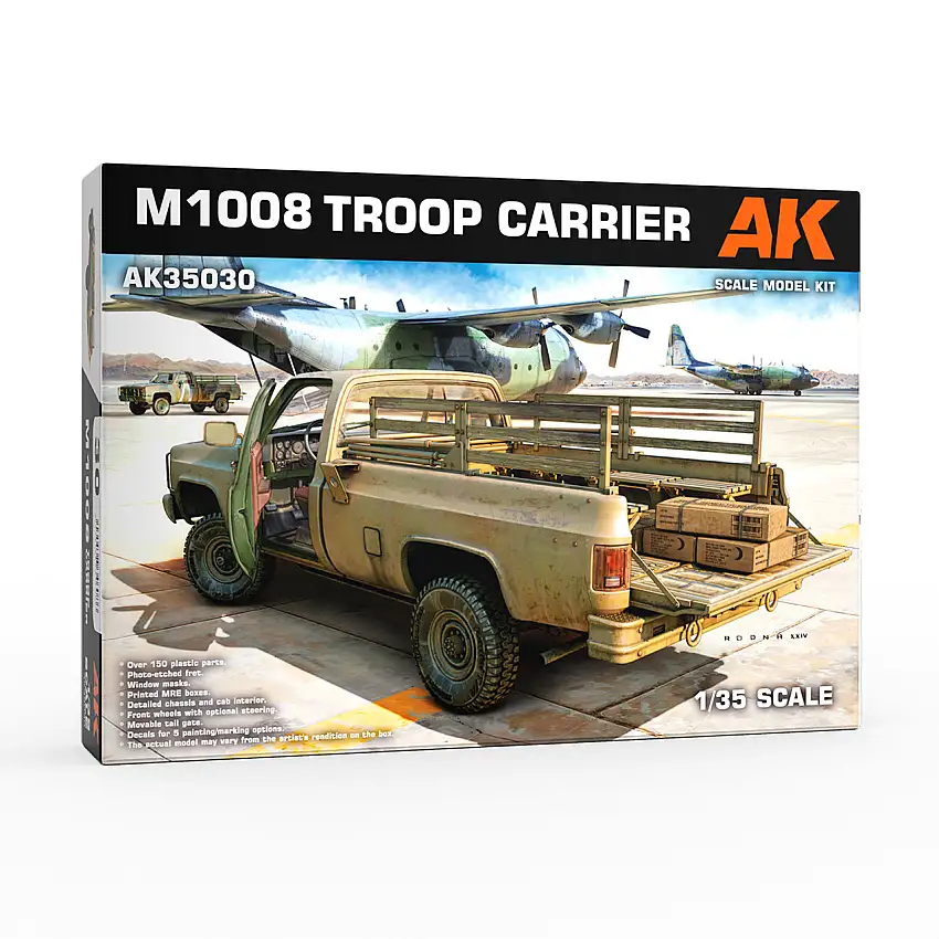 M1008 Troop Carrier Truck (Plastic Kit) 1/35 AK Interactive