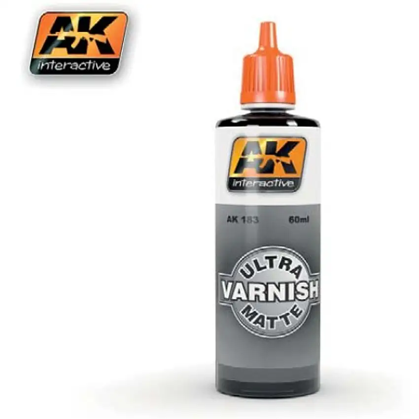 Ultra Matte Varnish 60ml Bottle AK Interactive