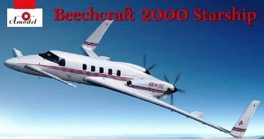 Beechcraft 2000 Starship 'N641SE' Twin-Engined Business Aircraft 1/72 A-Model