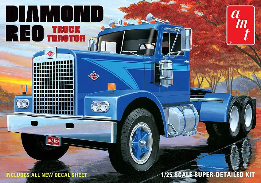 Diamond Reo Truck Tractor 1/25 AMT Models