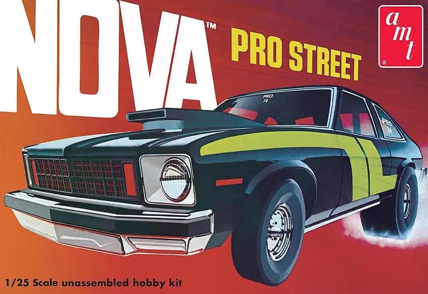 1976 Chevy Nova Pro Street 1/25 AMT Models