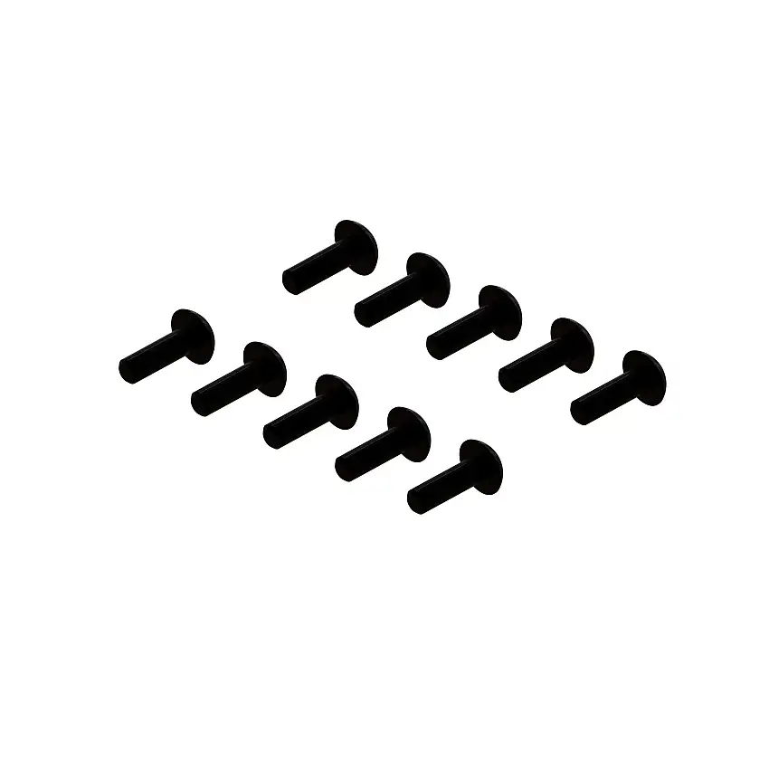 M2.5x8mm Button Head Screw With M3 Head (10)