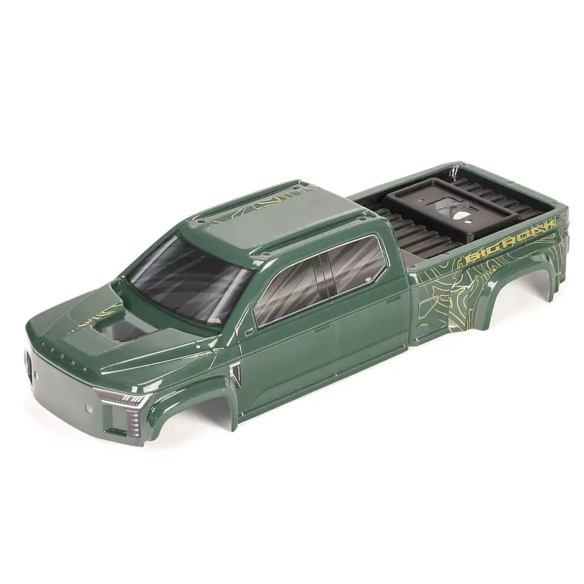 BIG ROCK CREW 4X4 Cab Clipless Painted Decaled Trimmed Body, Green