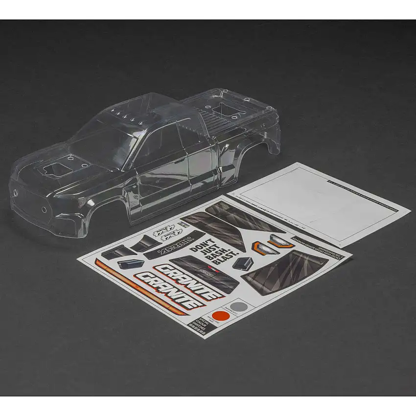 GRANITE 4X4 Trimmed Body, Clear