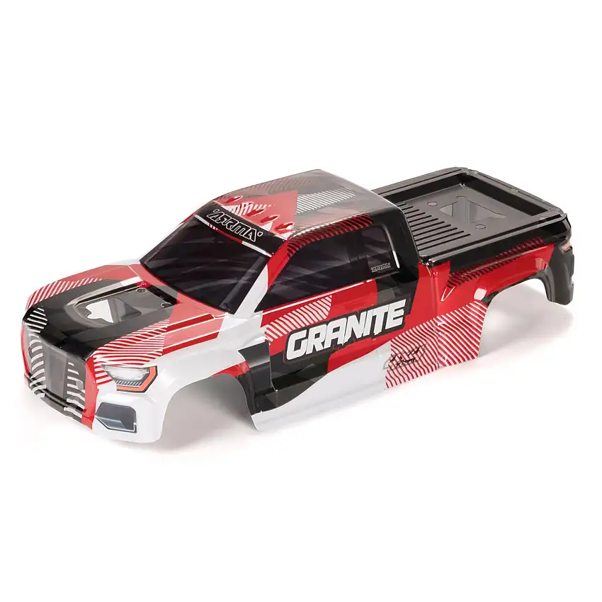GRANITE Clipless Painted Decaled Trimmed Body, Red