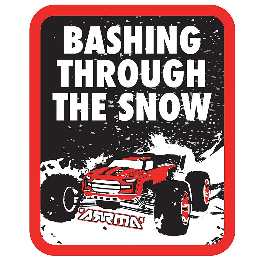 ARRMA Bashing Through the Snow Sticker