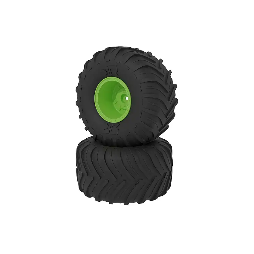 dBoots Chevron MT Tire Set, Glued, Green