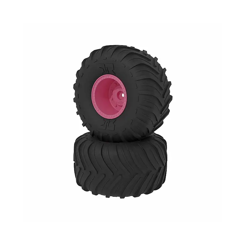 dBoots Chevron MT Tire Set, Glued, Pink
