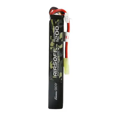 Gens ace 1200mAh 3S 11.1V 25C Airsoft Gun Battery with Tamiya Plug-New Packaging