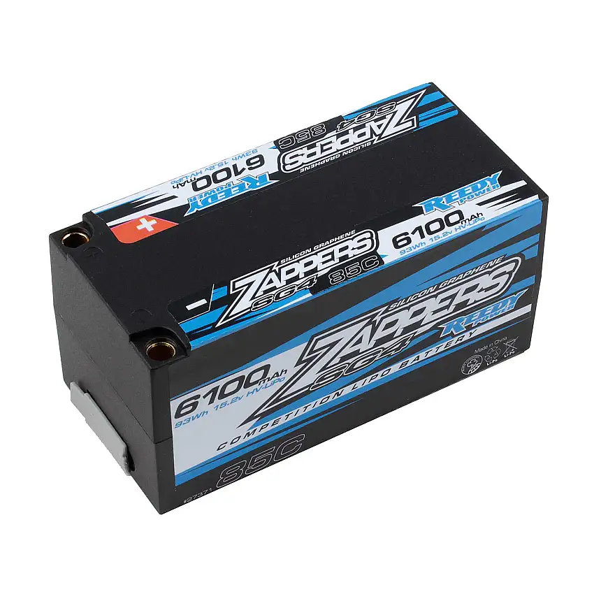 15.2V 6100mAh 4S 85C Zappers SG4 Shorty LiHV Battery