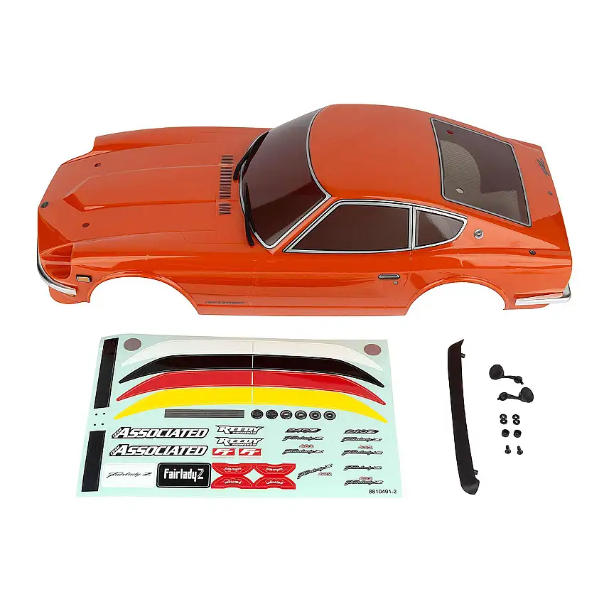 1/10 Pre-Painted Apex2 Sport Datsun 240Z Body, Orange