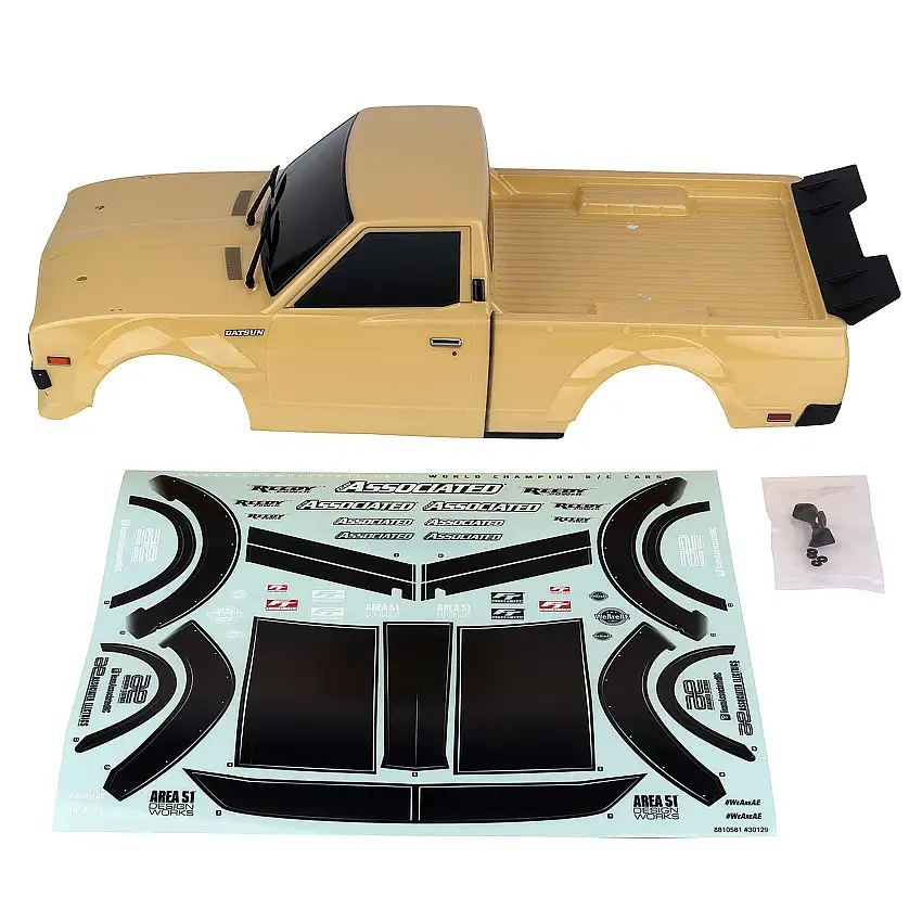 1/10 Pre-Painted Apex2 Sport Datsun 620 Body Set, Tan