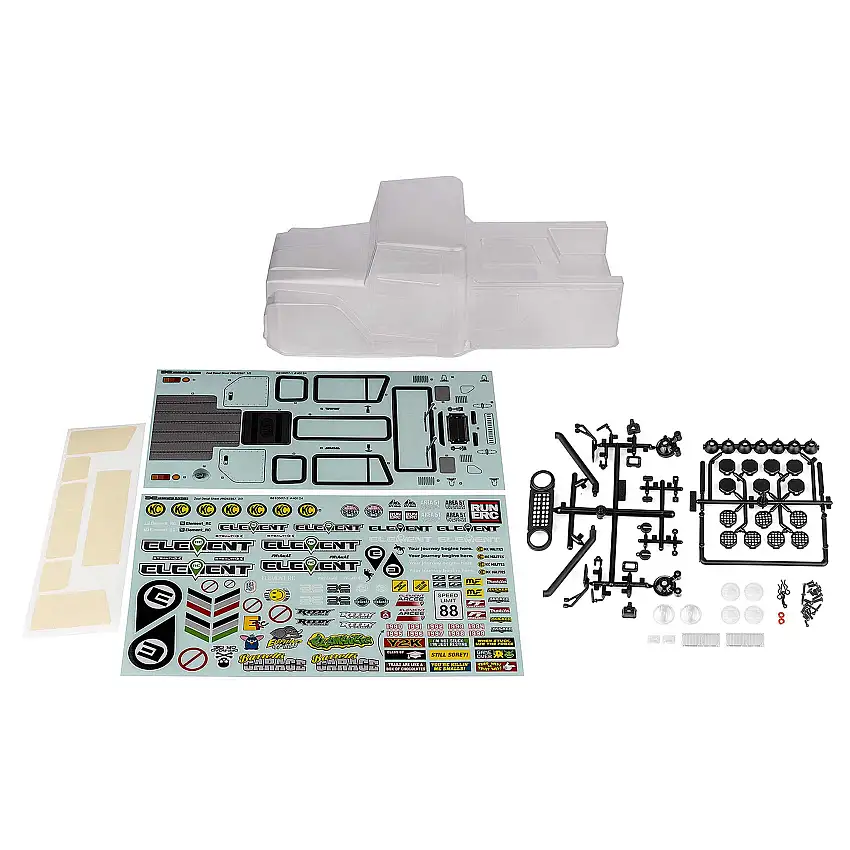 1/10 Clear Enduro Zuul Body Set, Tan