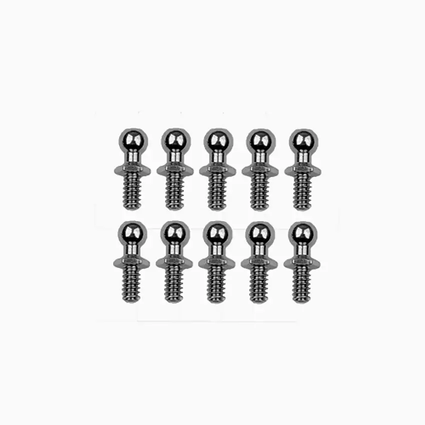 Silver Ballstud Set .20, 1/10 Team Associated RC10