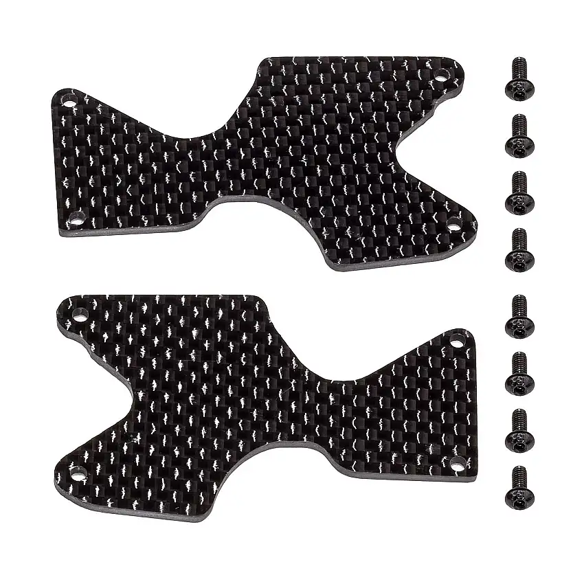 RC8B4.1 FT Carbon Fiber Rear Suspension Arm Inserts