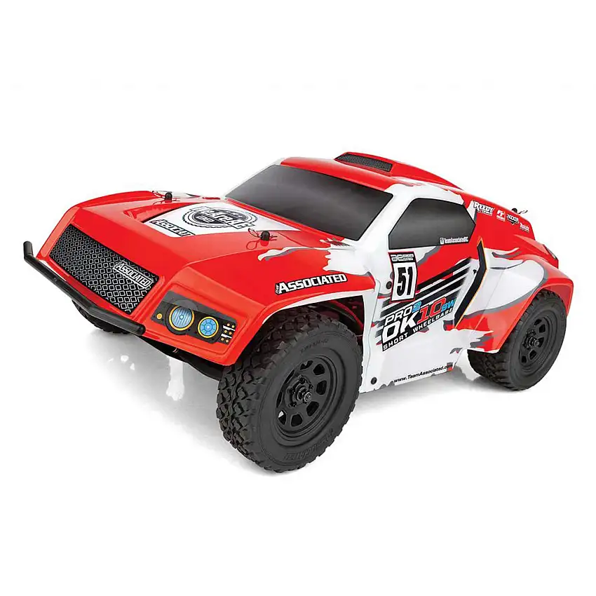 1/10 Pro2 DK10SW Dakar 2WD Buggy RTR, Red/White