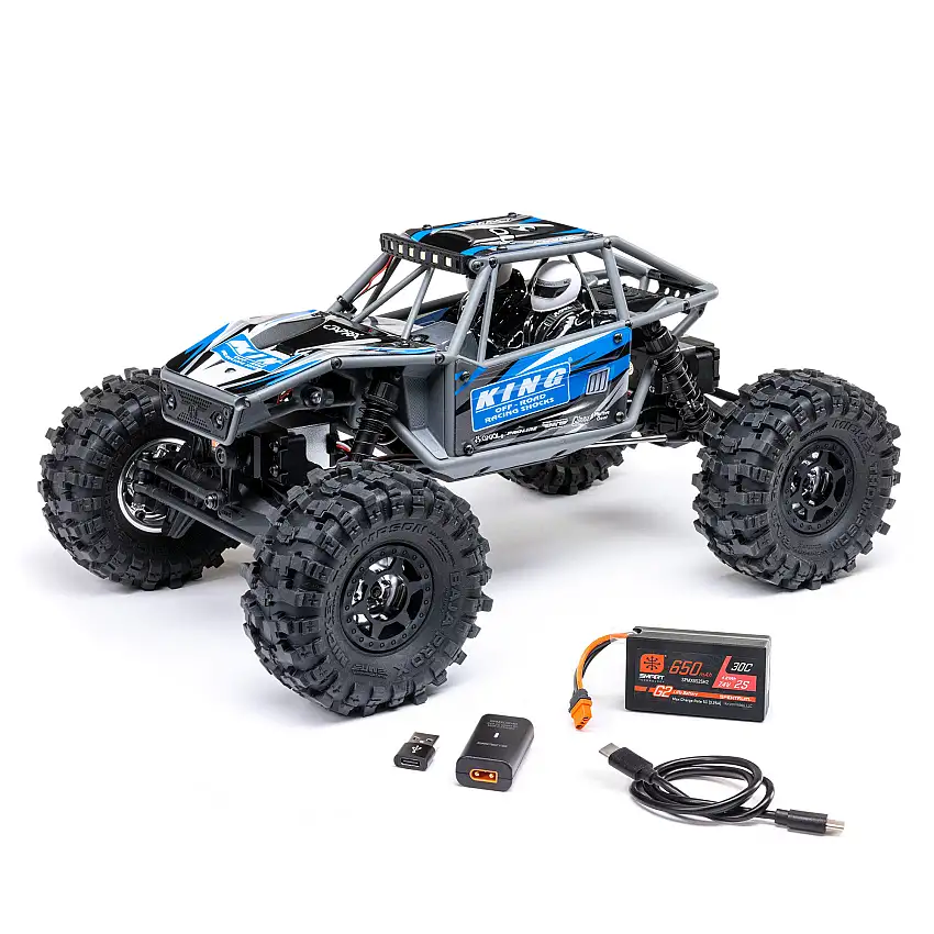 1/18 UTB18 Capra 4WS 4X4 RTR Brushed Rock Crawler (Battery & Charger Included), Yellow