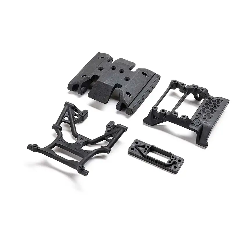 Servo Mount, Skid, Cross Members: SCX10 III HP