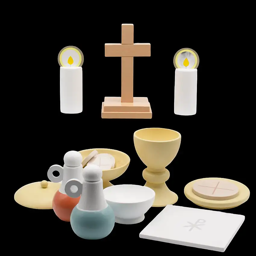 Wooden Mass Kit Playset