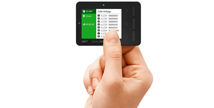 ISDT BG-8S Battery Cell Checker, BattGo, sbus Analyzer