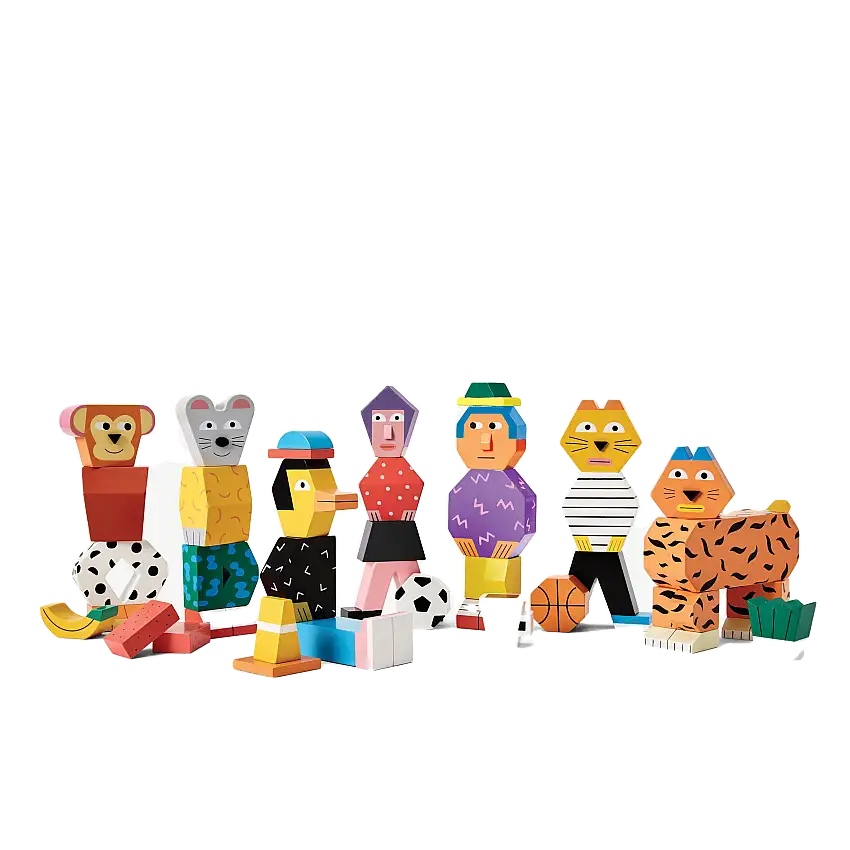 Block Party Action Figures - Age 6+