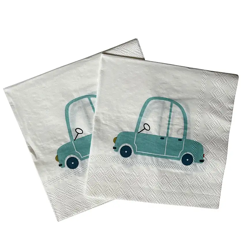 Car Napkins Small (set Of 16)