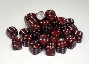 Chessex 12mm d6 Set: Speckled Silver Volcano (36)