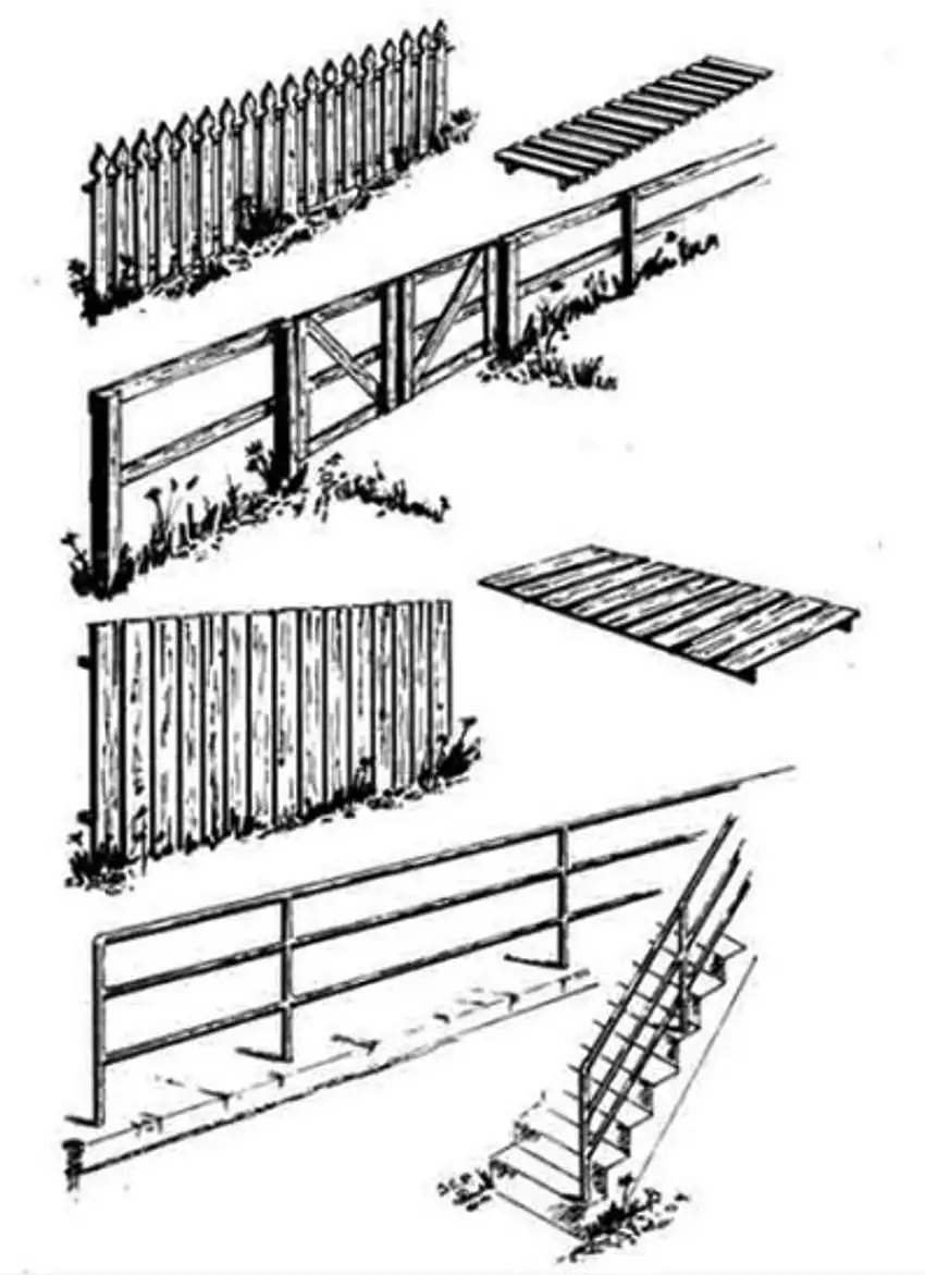 Assorted Fencing HO Central Valley Model Works