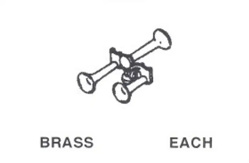 Air Horn Nathan Type P3 Three Chime HO Details West