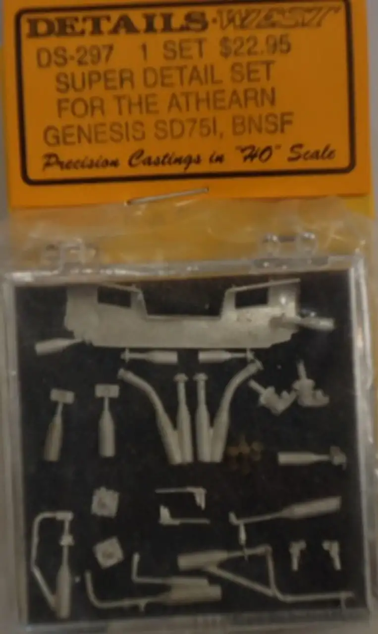 SD75i, BNSF Athearn Genesis Detail Set HO Details West