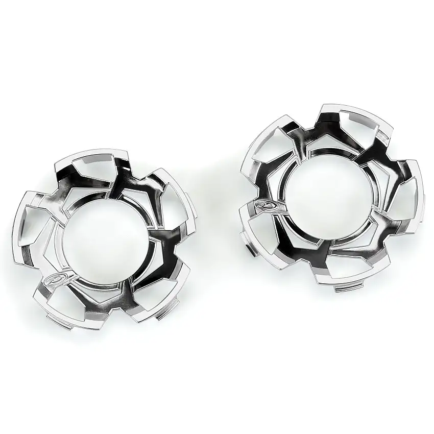 Clip-Lock Wheel Face Mirror Chrome for Ripper 3.8" Wheel (2)