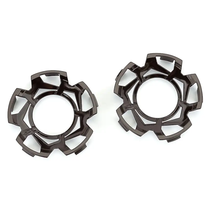 Clip-Lock Wheel Face Black Chrome for Ripper 3.8" Wheel (2)